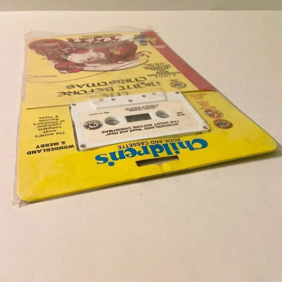 Vintage 1984 The  Night Before Christmas Read Along Book Cassette Tape - Picture 10 of 11